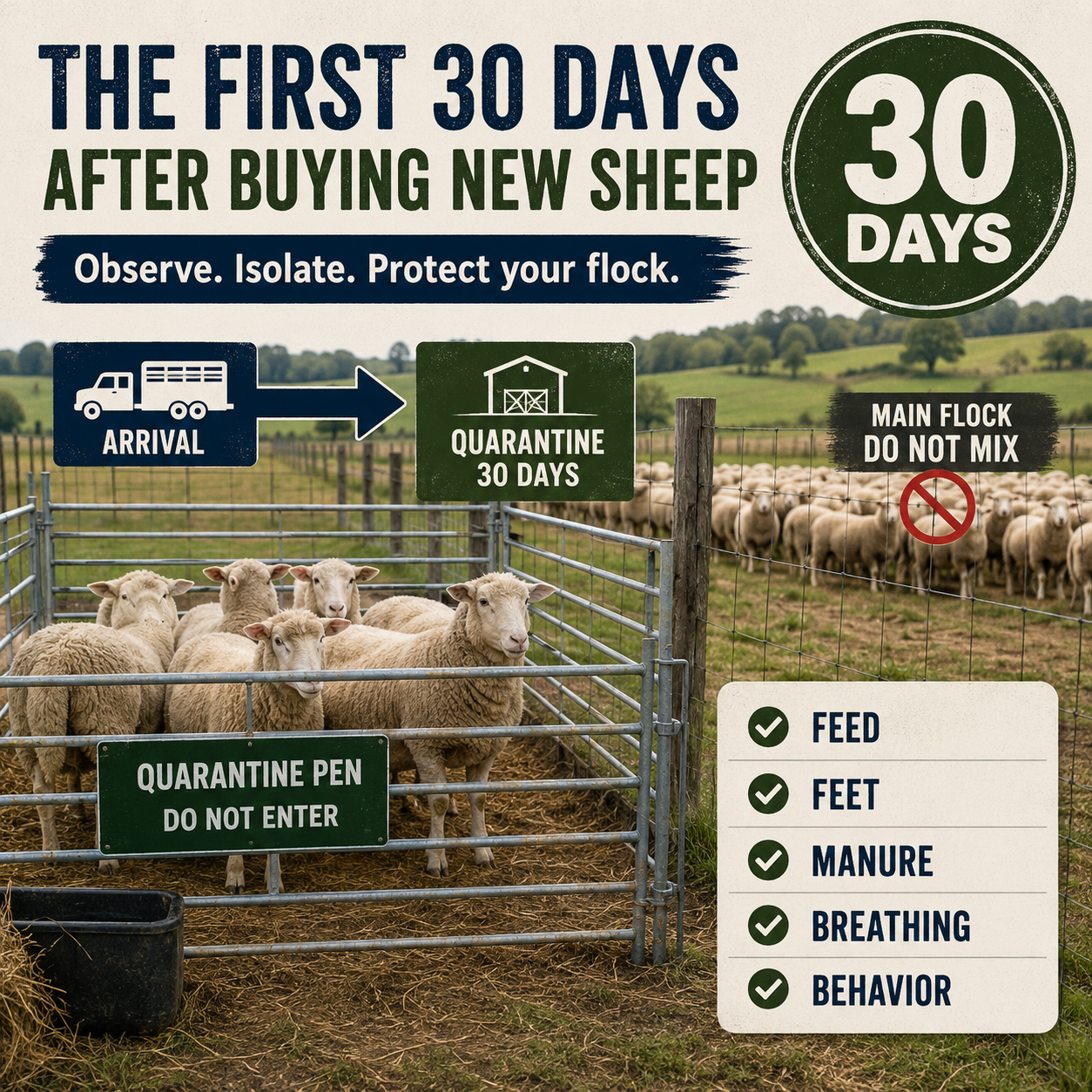 The First 30 Days After Buying New Sheep social graphic
