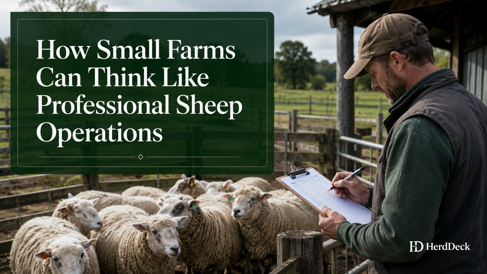 How Small Farms Can Think Like Professional Sheep Operations