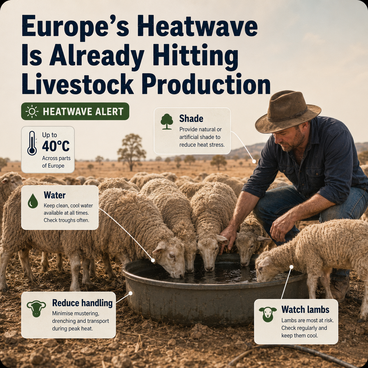 Europe’s Heatwave Is Already Hitting Livestock Production