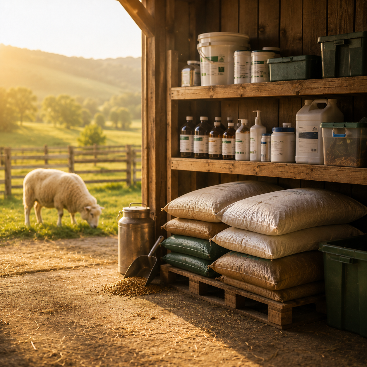 Visual van de voorraadbeheermodule in HerdDeck Shepherd