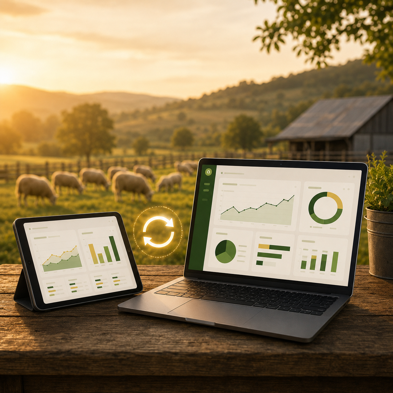 Visual van de syncmodule in HerdDeck Shepherd